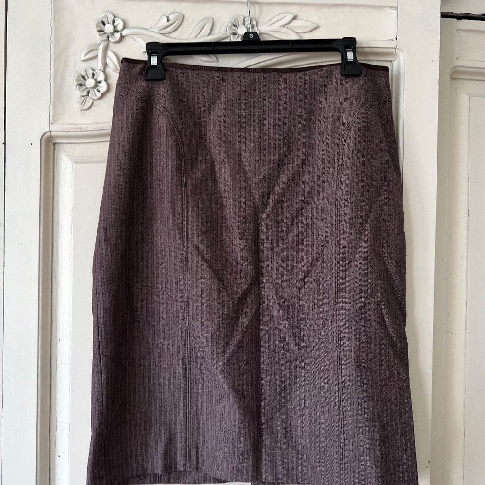 Hillard & Hanson brown skirt